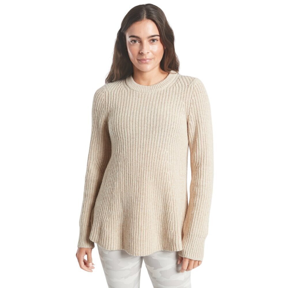 Athleta Sierra Crew Neck Sweater in Coconut Sz L